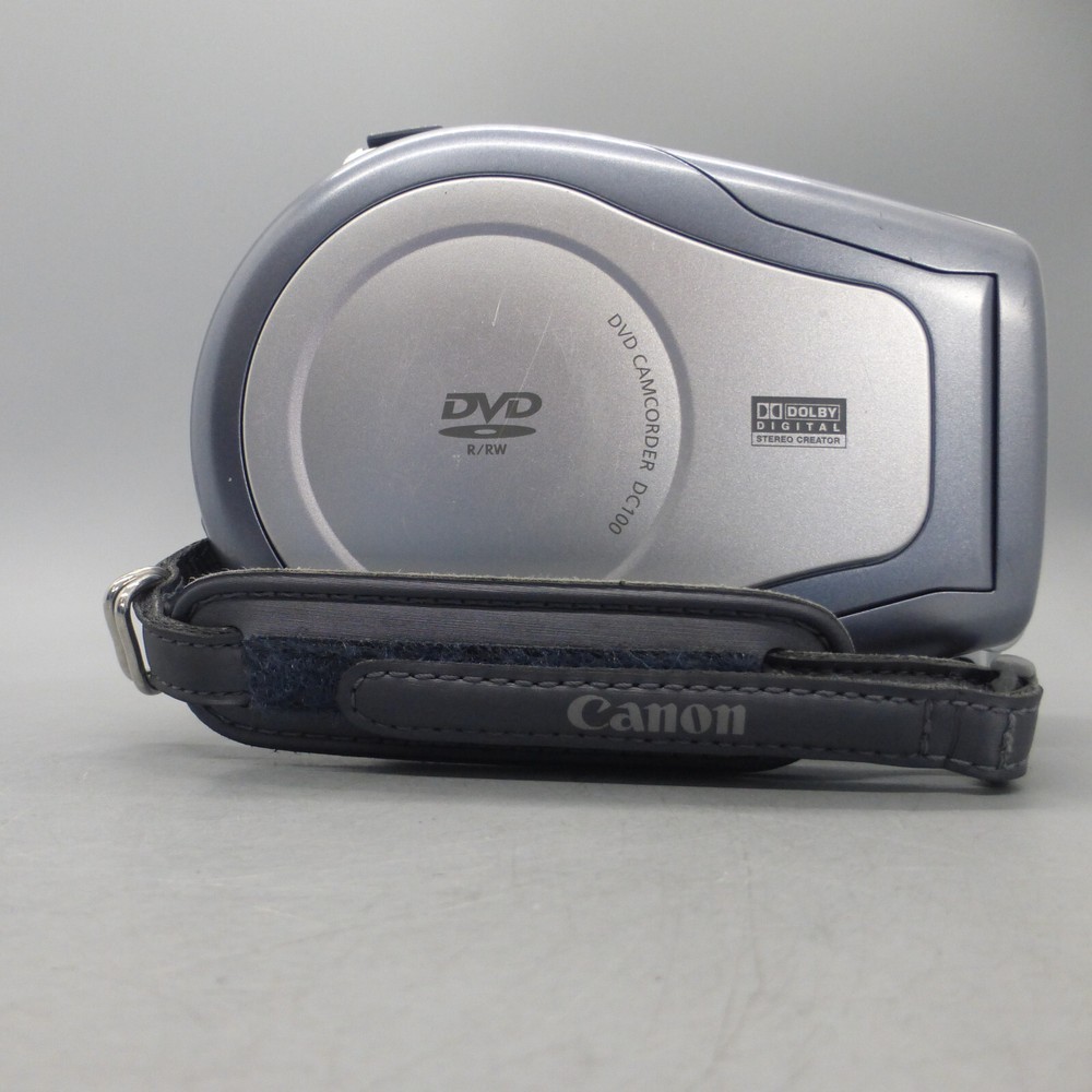 Canon DC100 Handheld DVD-RW Camcorder Silver Tested