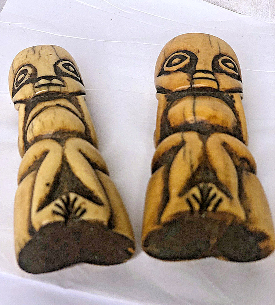 Tikar Figurine Carvings, Cameroon