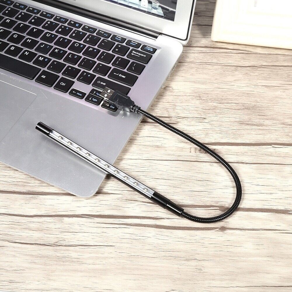 5V Flexible Mini USB LED Reading Light Lamp Flashlight For Laptop PC Computer