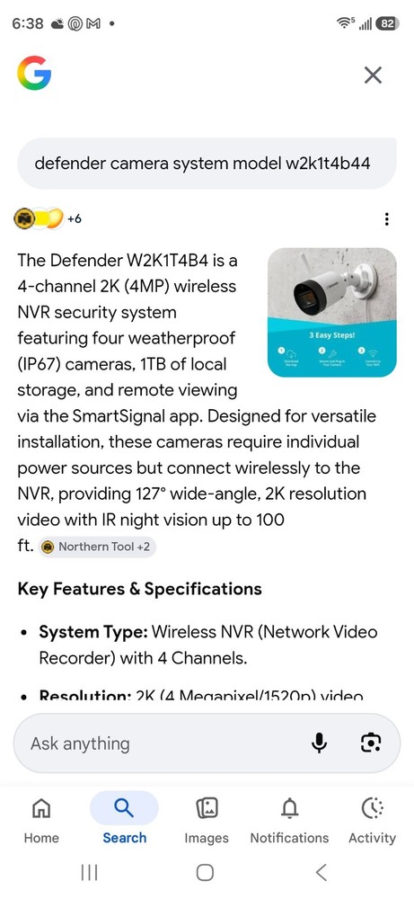 defender camera security system