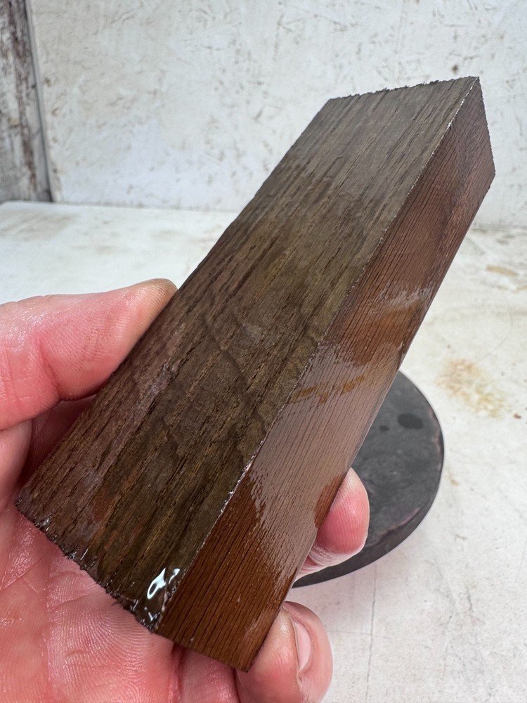 Stabilized Bog Oak Knife Block | SBO 132