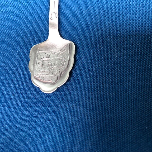 Ohio Miniature Pewter Collectable Spoon