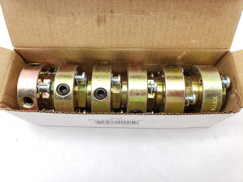 LOT OF 6 MARS 40005 Universal Hex Hub 1/2" ID Shaft