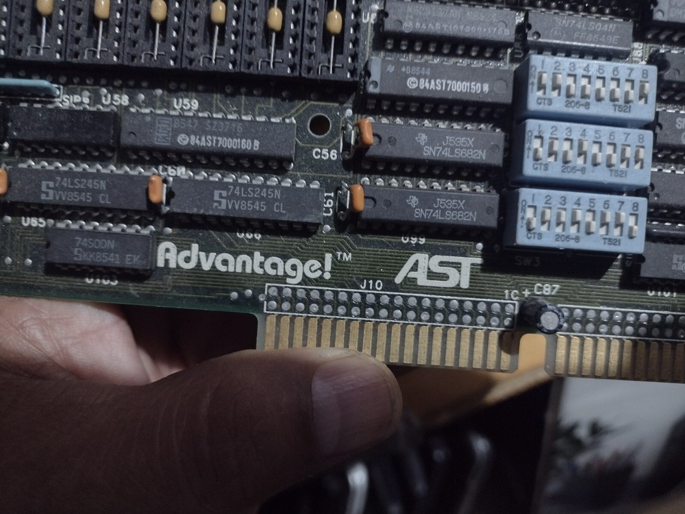 USED VINTAGE ADVANTAGE AST 202051 Card