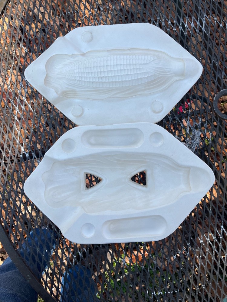 Corn Shaped Dish Duncan DM303 Vintage Ceramic Slip Casting Mold