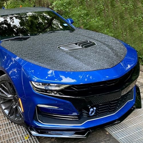 Front Bumper Lip Splitter Spoiler Compatible with 2016-2024 Chevy Gloss Black