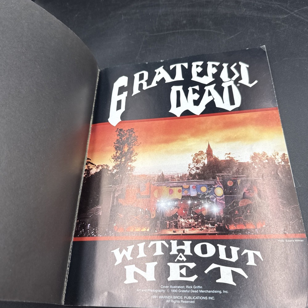 Grateful Dead "Without a net" Book - Sheet Music 1990