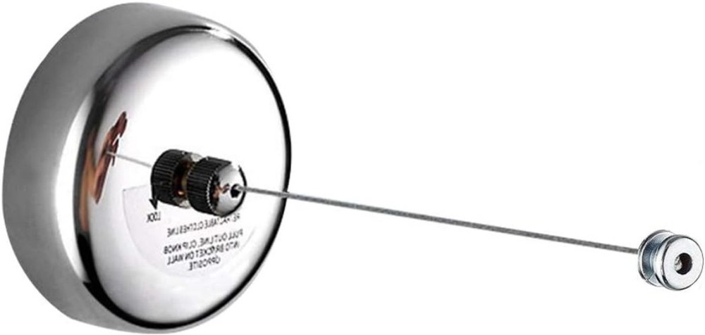 9.2ft Retractable Stainless Steel Clothesline - Rustproof & Heavy Duty