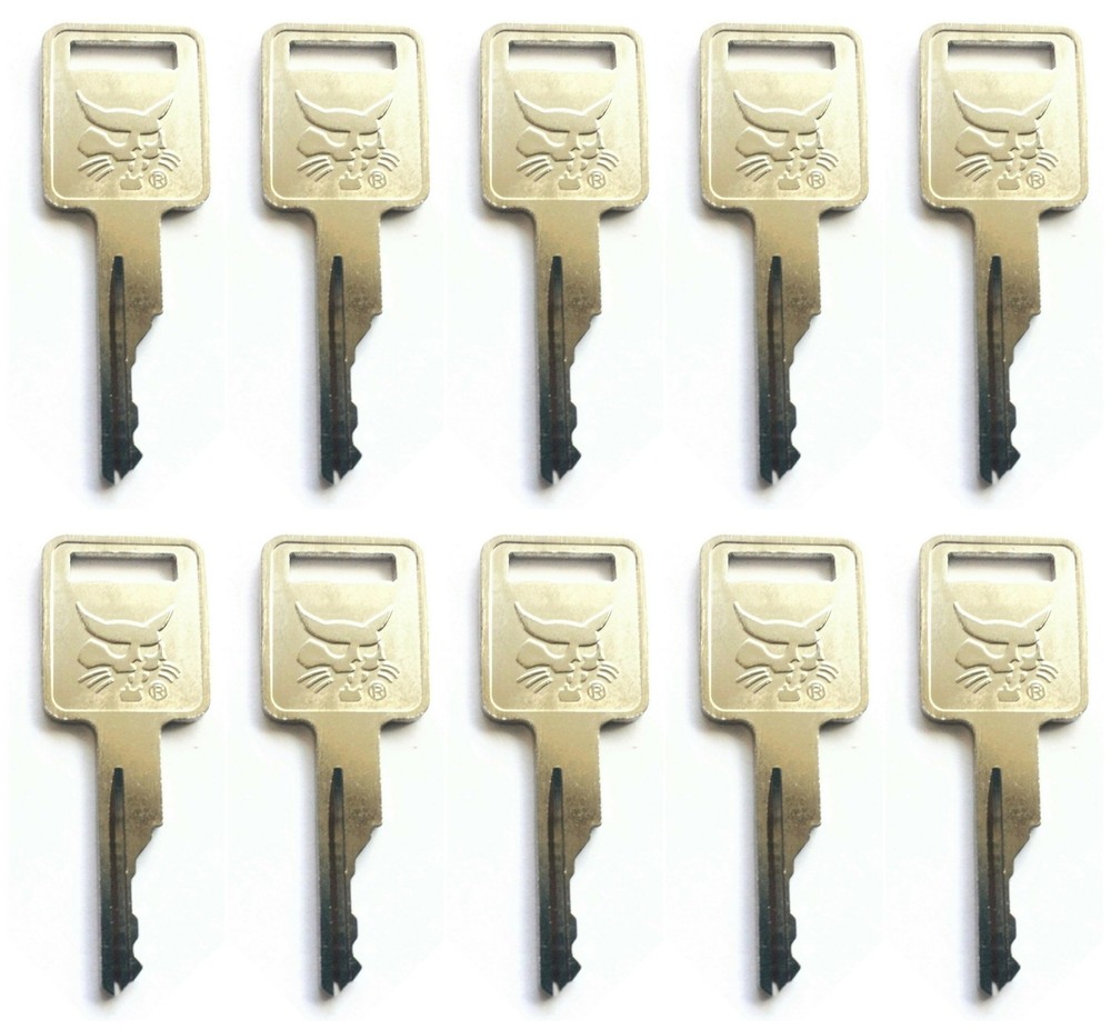 10X Ignition Key 6693241 for Bobcat Excavator E32 E32i E42 E45 E50 E55