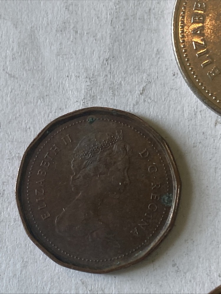 1982 Canada Coins-25 and 1 Cents-Circulated