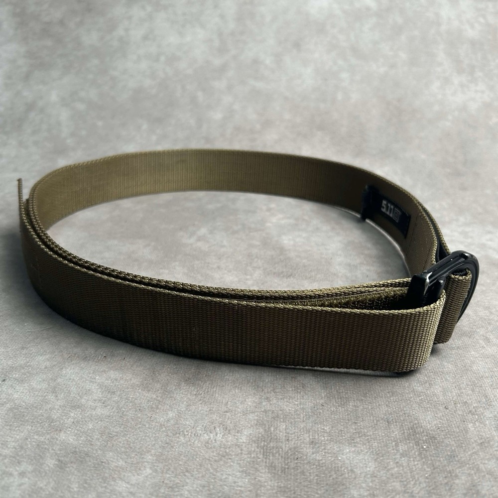 5.11 Tactical Trainer Web Belt Khaki Beige Tan Nylon MEDIUM