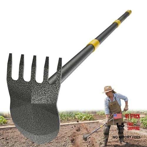 Hoe Garden Tool Heavy Duty Long Handle Manual Weeder Puller Tool for Weeding