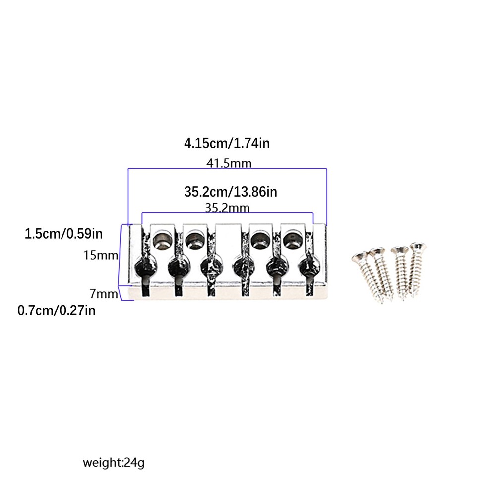 6 String Detachable Headless Classical Guitar Locking Nuts Musical Tuning Part\