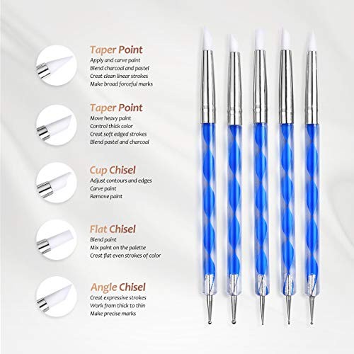 Pottery Clay Sculpting Tools 43Pcs Double Sided Ceramic Clay Carving Tool Set