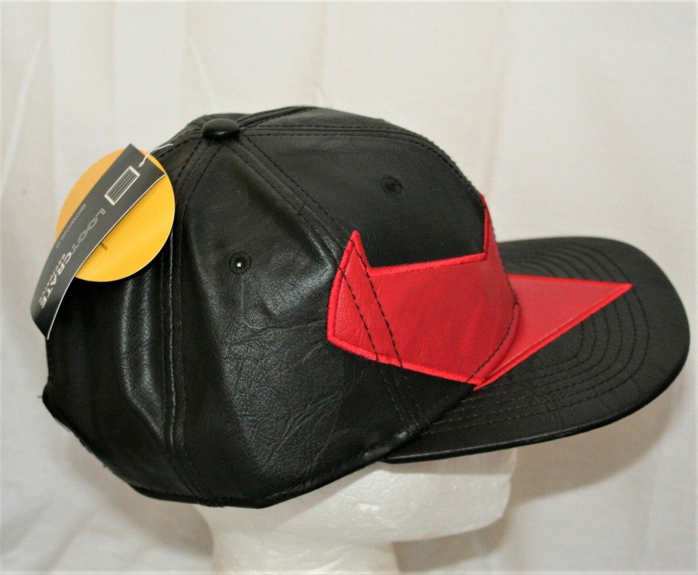 DC Comics Nightwing Logo Leather Like Baseball Cap Hat New 2016 Batman