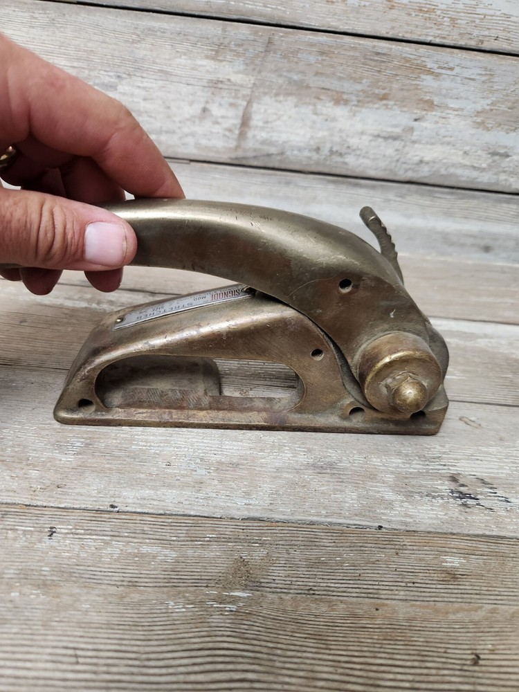 SIGNODE TENSIONER MANUAL RATCHET SOLID BRASS STRAPPING BANDING TOOL 5/8" K2