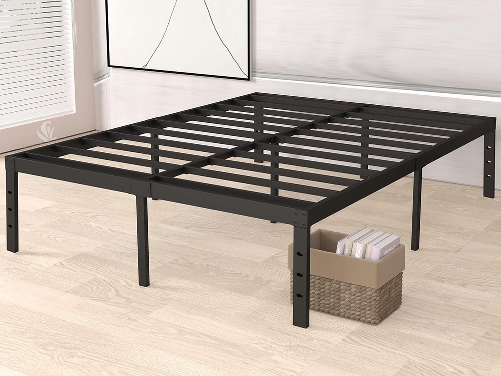18 Inch Full Size Bed Frame Metal Platform Bed Frame Full Size No Box Spring