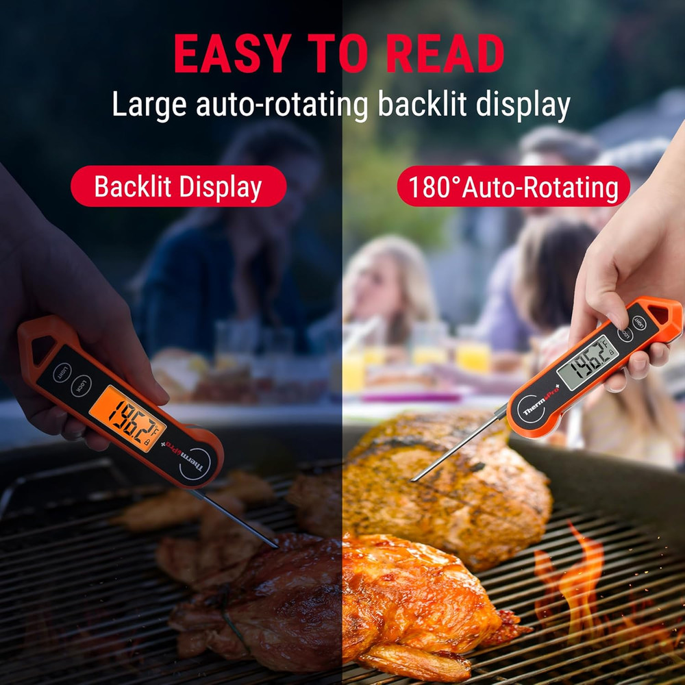 Thermopro TP19H Digital Meat Thermometer with Backlight and Motion Sensor