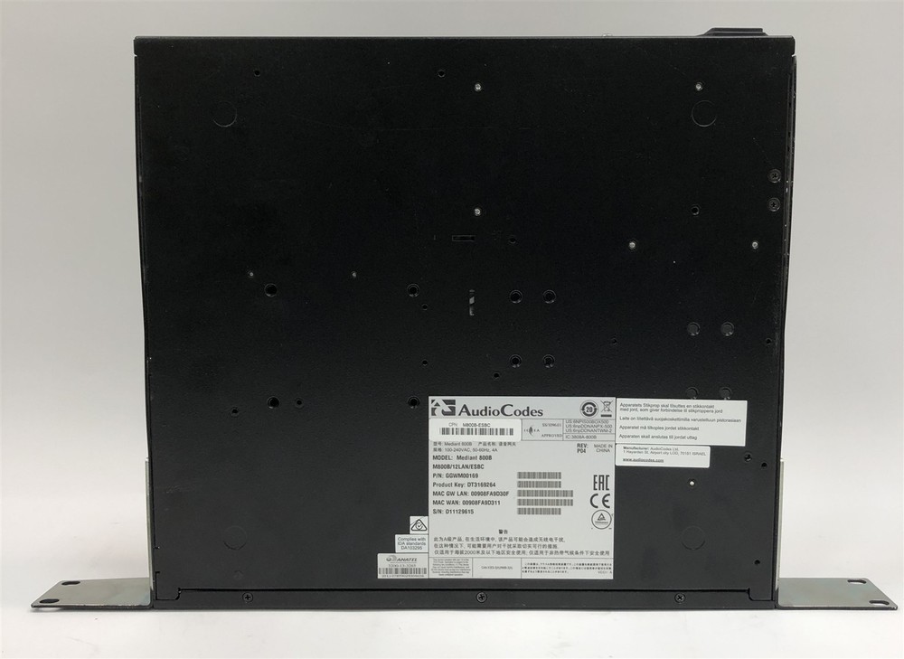 AudioCodes Mediant 800 800B Session Border Controller GGWM00169