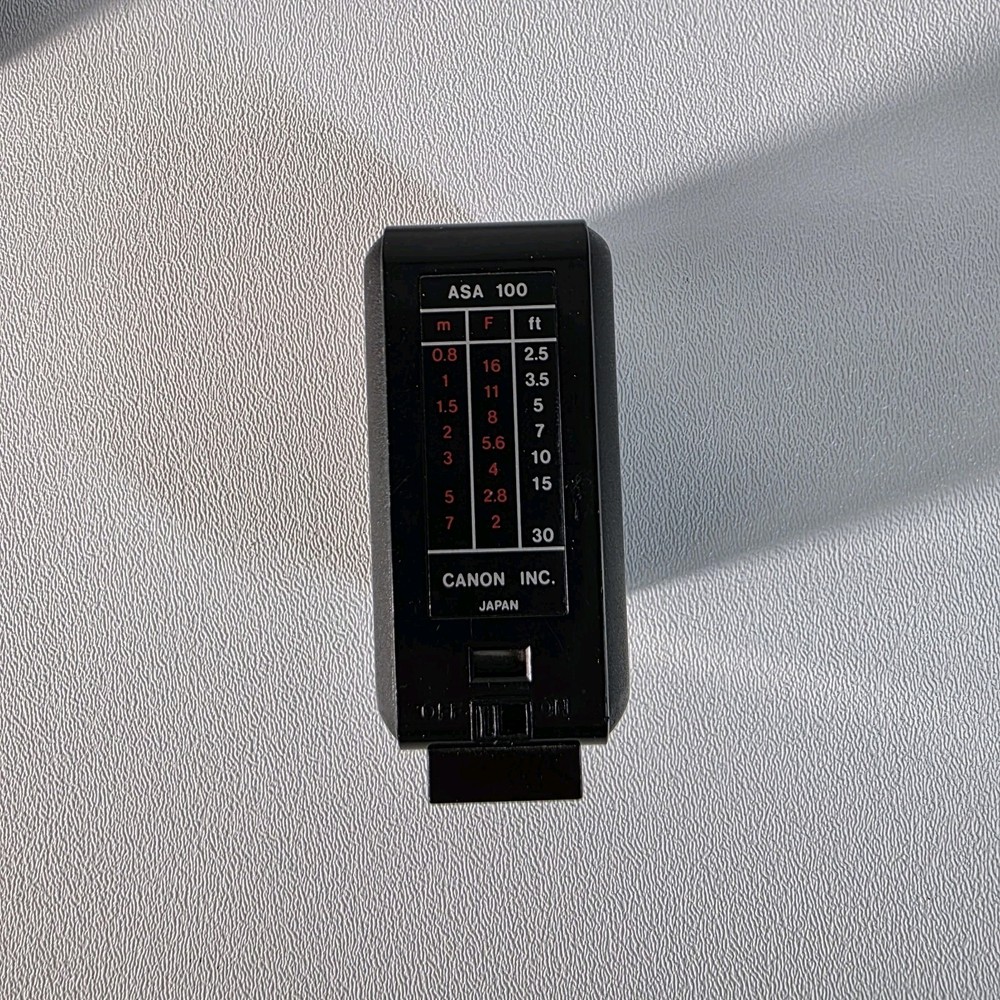 Canon Canolite ED Flash With Case Working