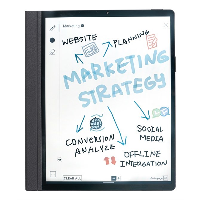 Hannspree HannsNote2 E-Book Reader Touchscreen 64 GB Wi-Fi Black