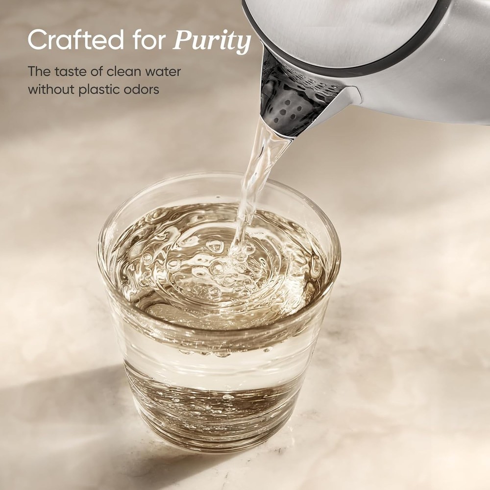 Electric Kettle Stainless Steel Tea Kettle 1.7L Fast Boil Auto Shut Off