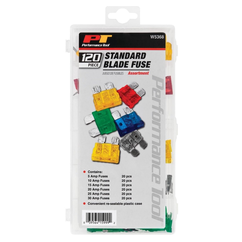 Performance Tool W5368 Performance Tool ATO Fuse Assortment - 120 Piece