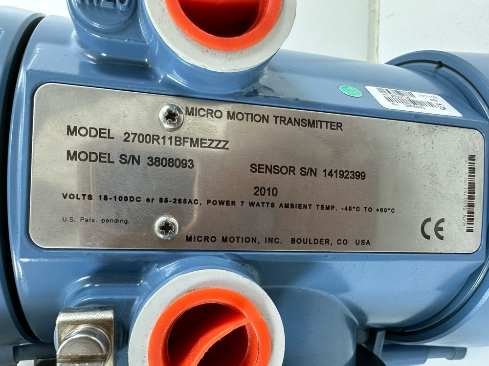 EMERSON 2700 MICRO MOTION TRANSMITTER 2700R11BFMEZZZ (NEW)