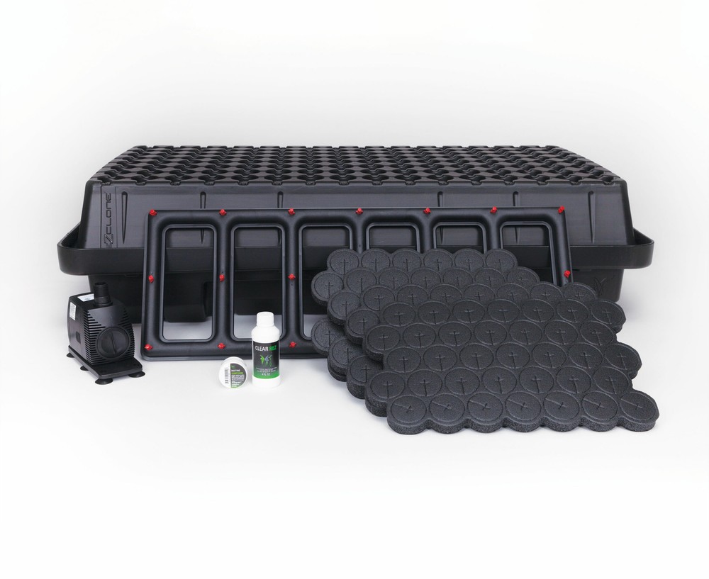 EZ-Clone Low Pro 128 Aeroponic System - Black/White - Cloning Machine Propagator