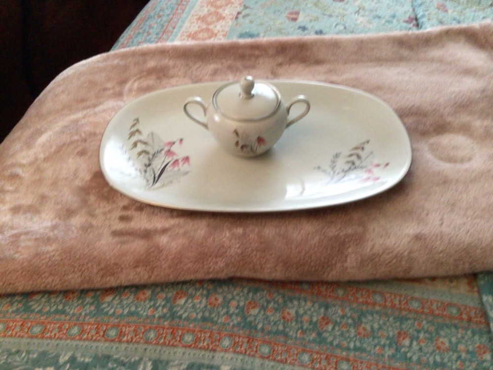 Crown Royal Platter and Sugar Bowl