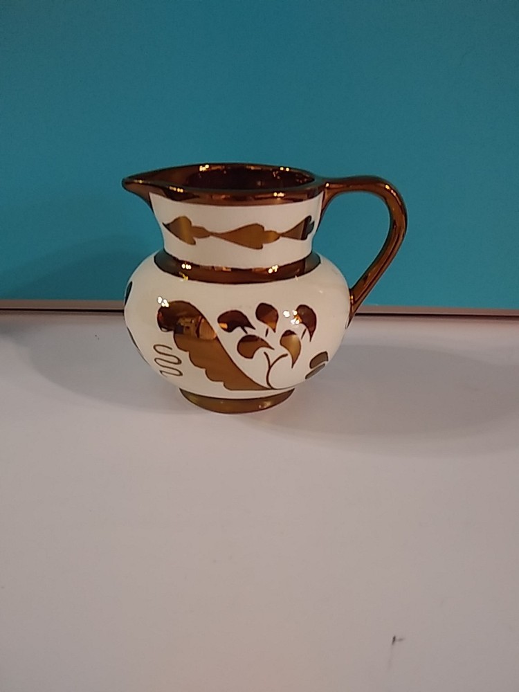 Vintage Oldcastle England Copper Lusterware Pourer