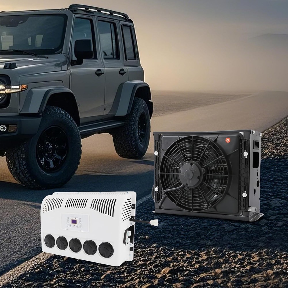 600W Universal Automotive Air Conditioning Kit with Remote Control