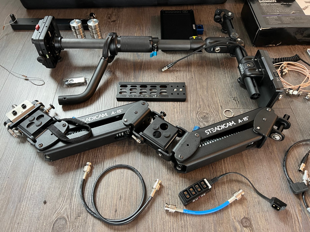 Complete Steadicam Kit (AERO 15 + Ronin Adapter + Extras)