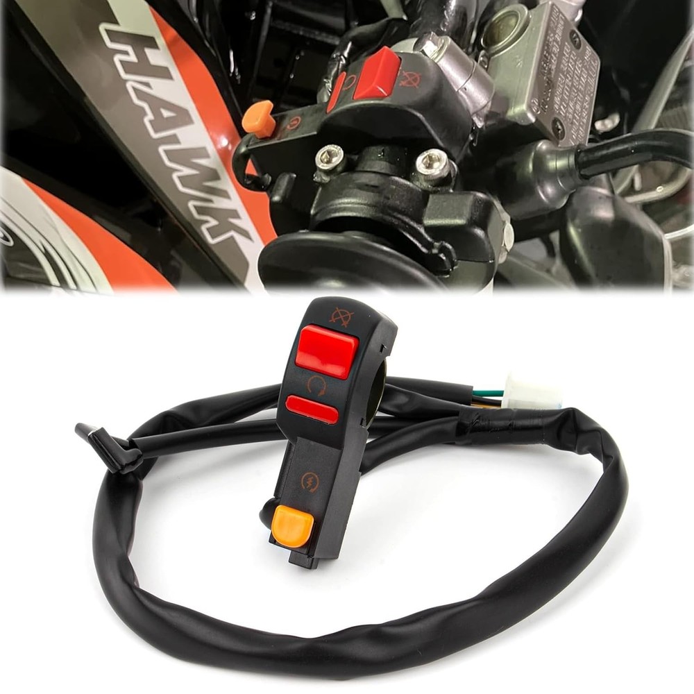 Motorcycle Hawk 250 Kill Switch Right Handlebar Ignition Button for Hawk 250