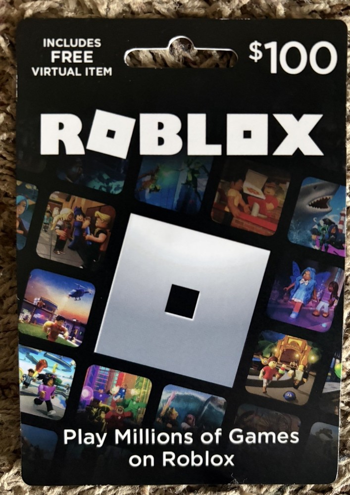$100 Roblox gift card-Unused