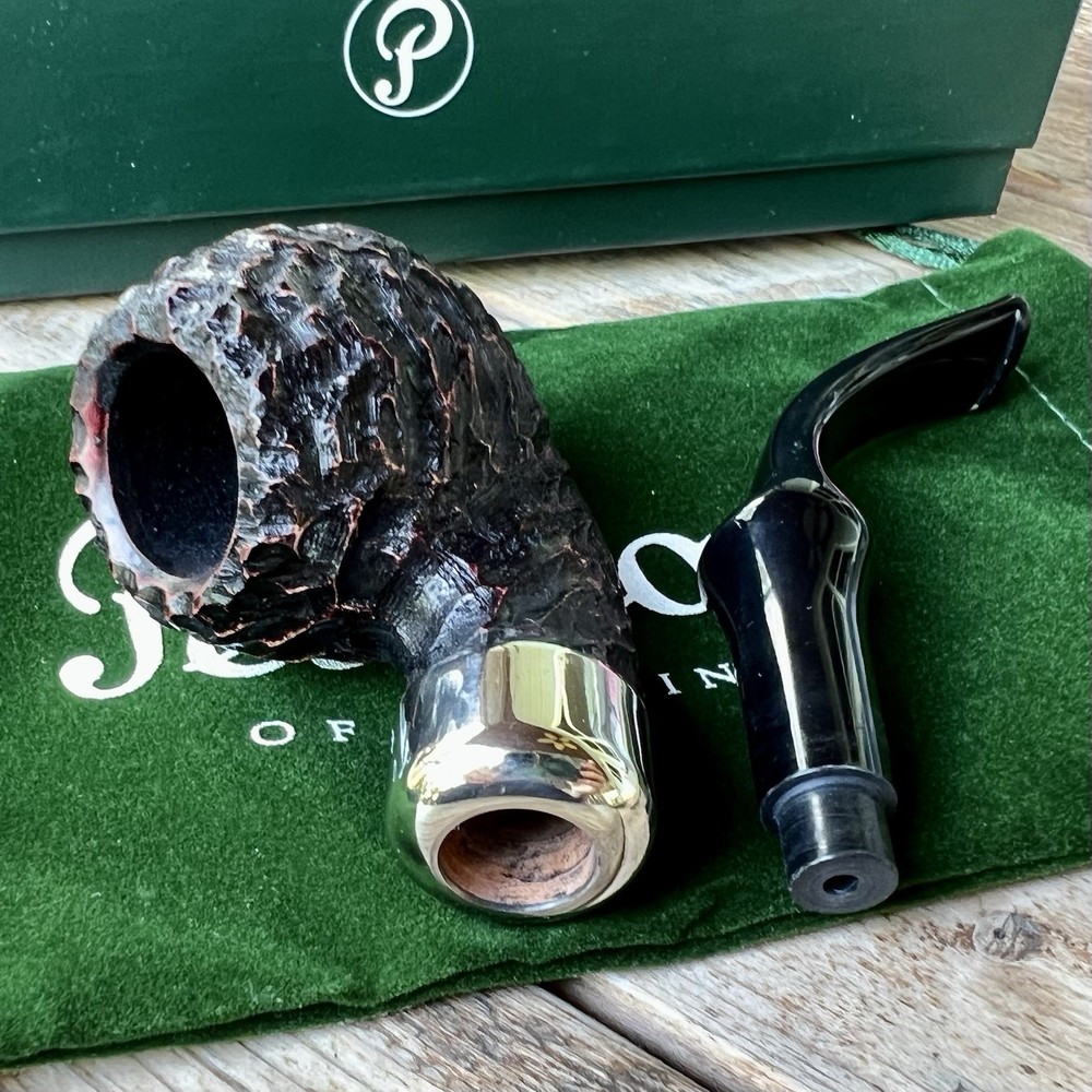 Peterson System Standard Rusticated Bent Apple (303) FISHTAIL Pipe