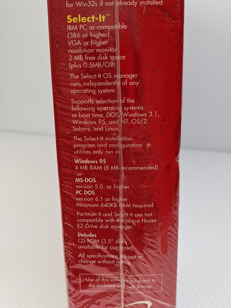 Extra Strength DiskClone & Partition It Quarterdeck: Software / VTG 1998 Windows