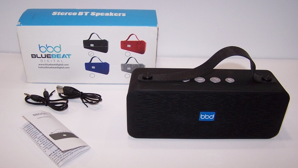 BLUE BEAT DIGITAL BBD Bluetooth Speaker BBD521 ~ BLACK