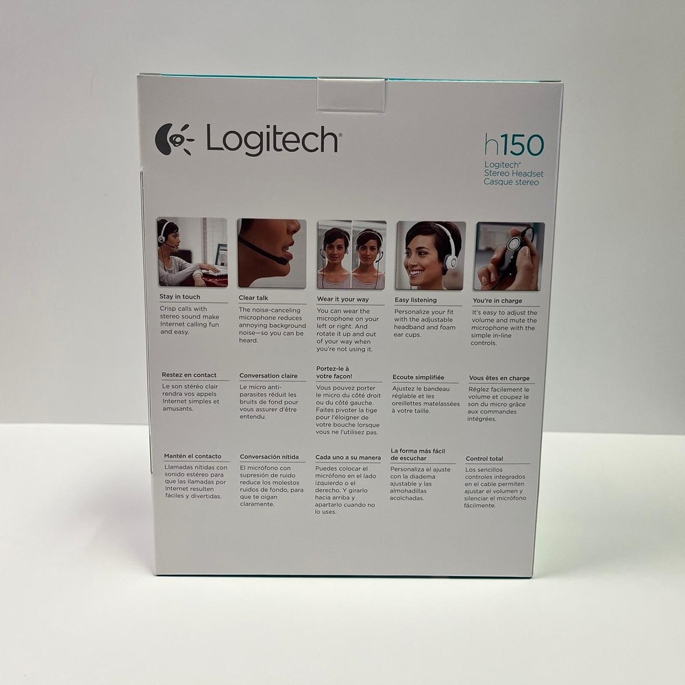 Logitech Stereo Headset H150 - Cloud White