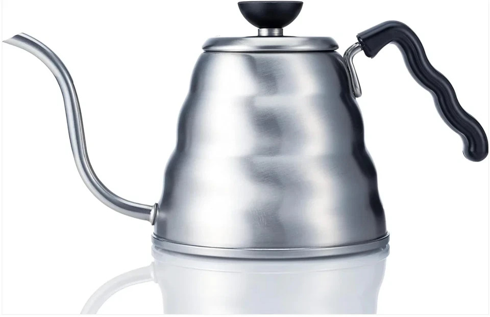 Gooseneck Coffee Kettle 1.2L, Stainless Steel, Silver
