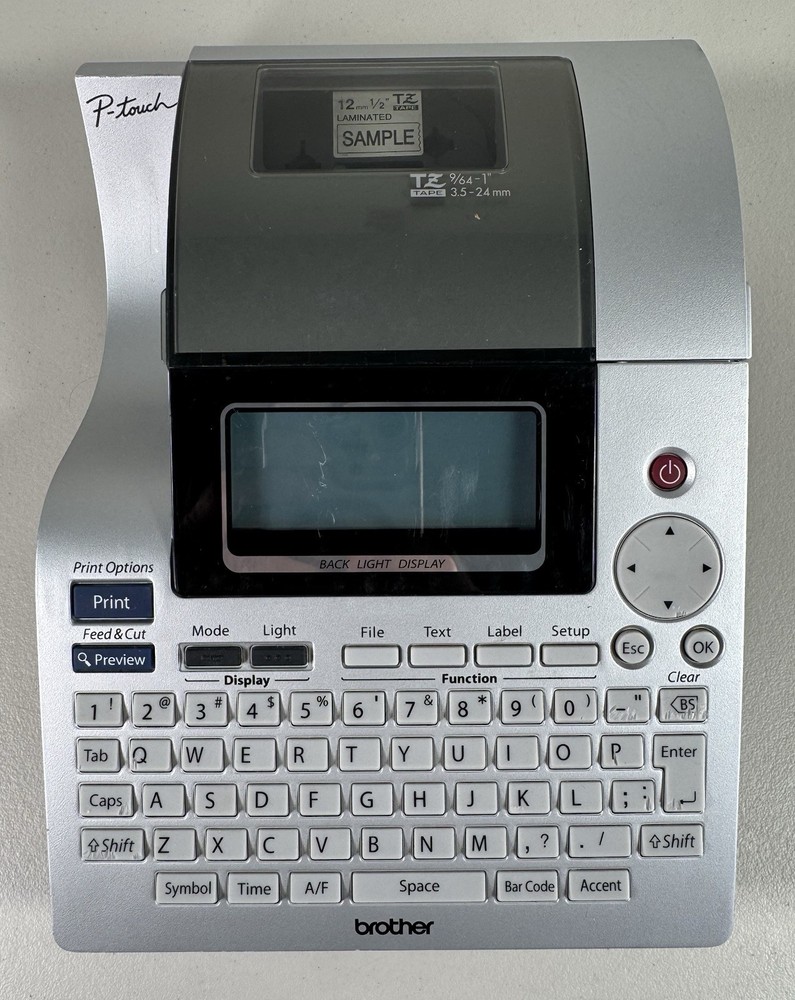 Brother P-Touch PT-2700 Electronic Labeling System Thermal Printer - No Cord