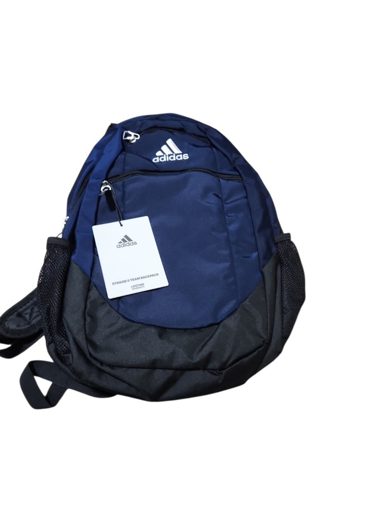 adidas Striker 2 Backpack, Team Navy One Size, Blue/Black/White