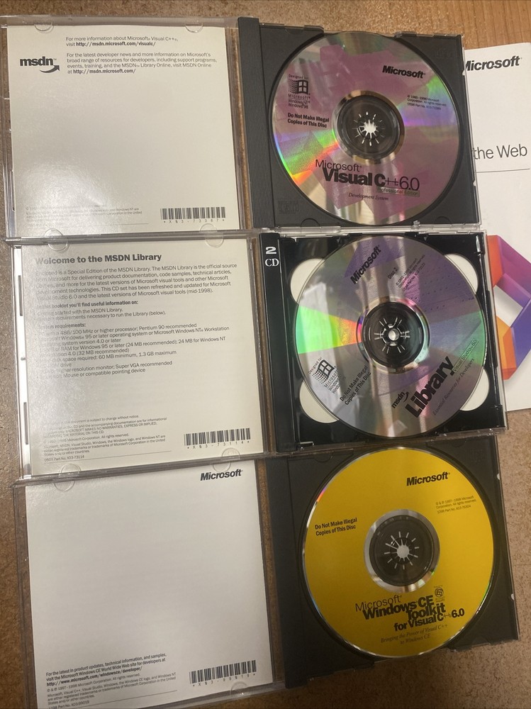 Microsoft Visual C++ 6.0 Professional Edition