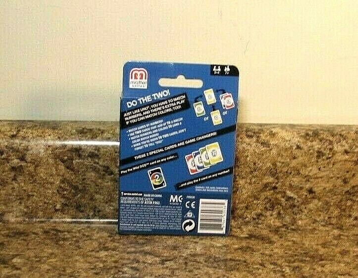 Mattel Games UNO DOS Card Game NEW