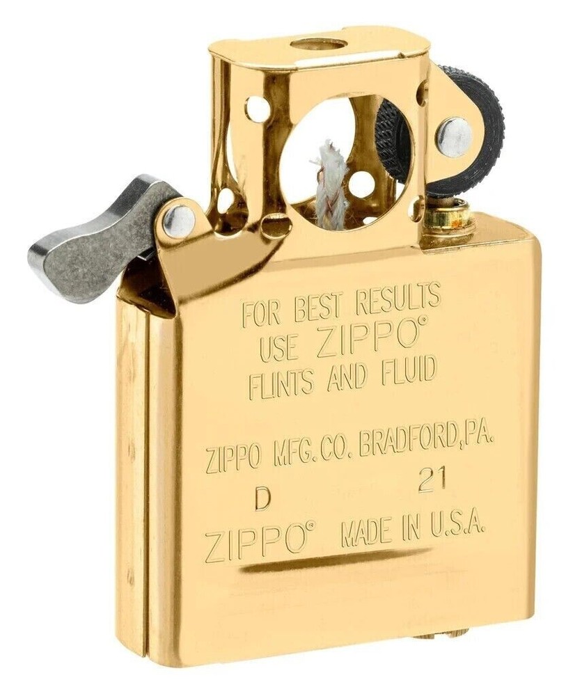 Zippo 352B, Venetian Design, 2-Sided Design, HP Brass Lighter, (PL) Pipe Insert