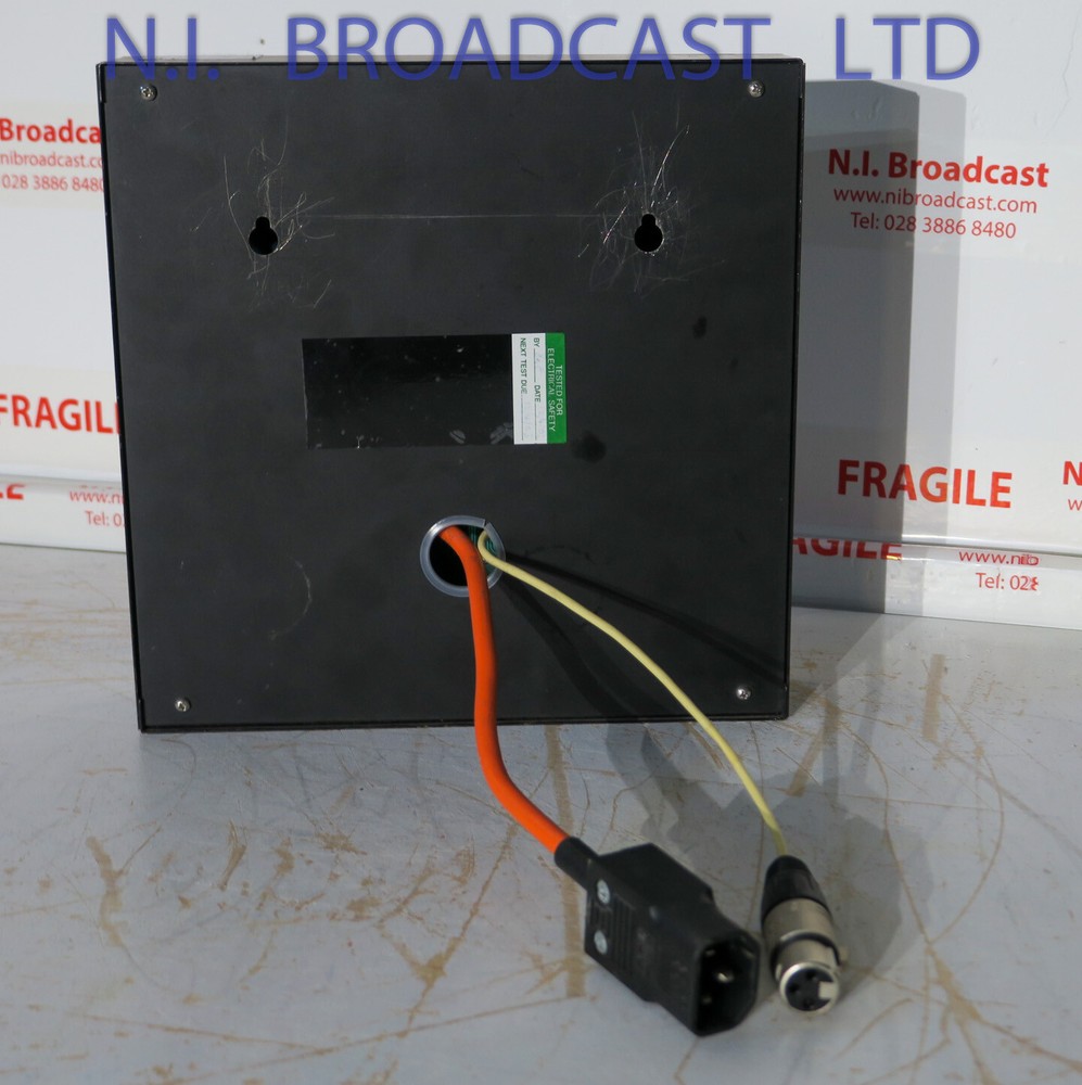 Evertz digital clock with timecode and manual start. (23cm)