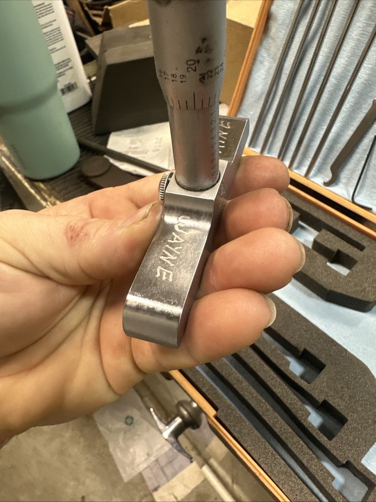 MITUTOYO 0-6" .001 DEPTH MICROMETER 129-132 4" BASE Machinist Tool Maker