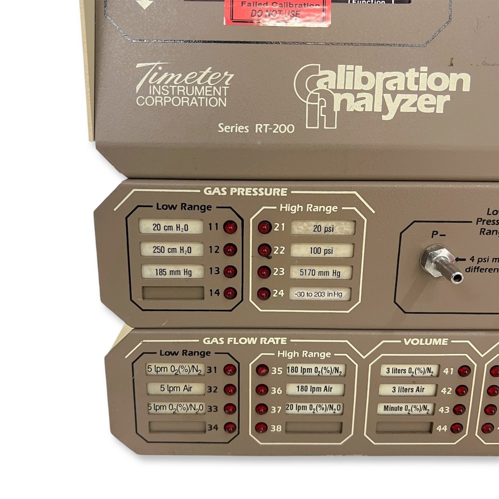 Timeter RT-200 Calibration Analyzer System RT-201 RT-202 RT-203 Modules