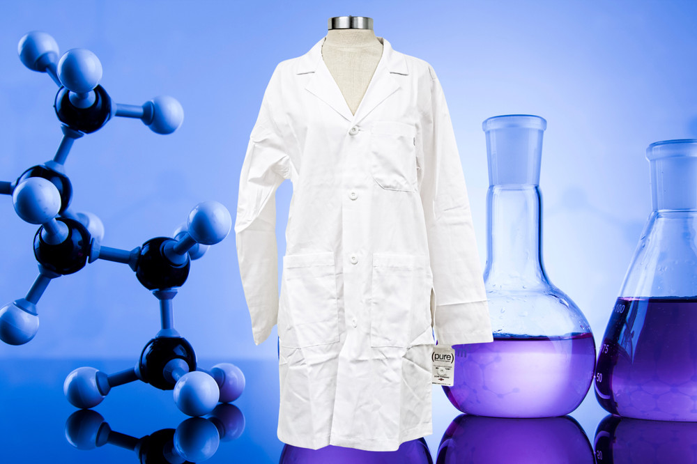 PURE Microbe Shield Technology Treated Labcoat Size Small