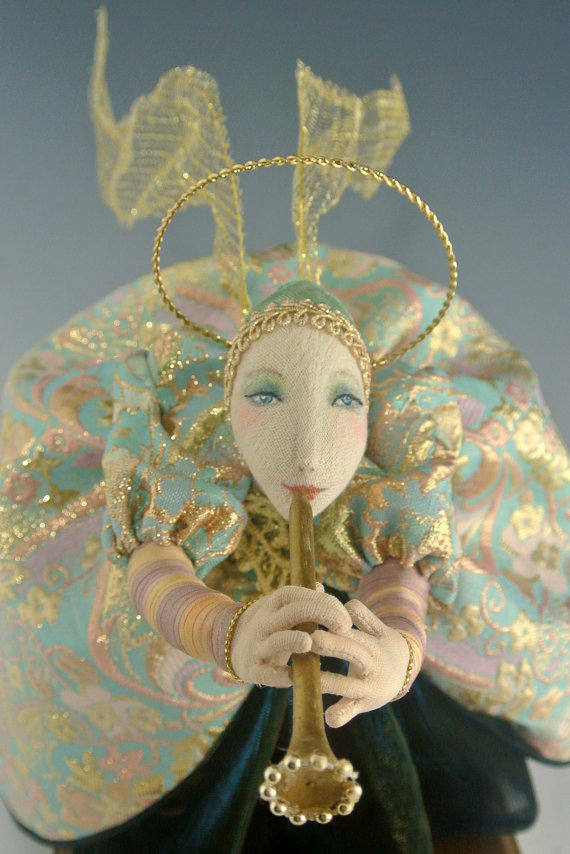 Cloth Art Doll Pattern Class Tutorial "Noel" by Cindee Moyer
